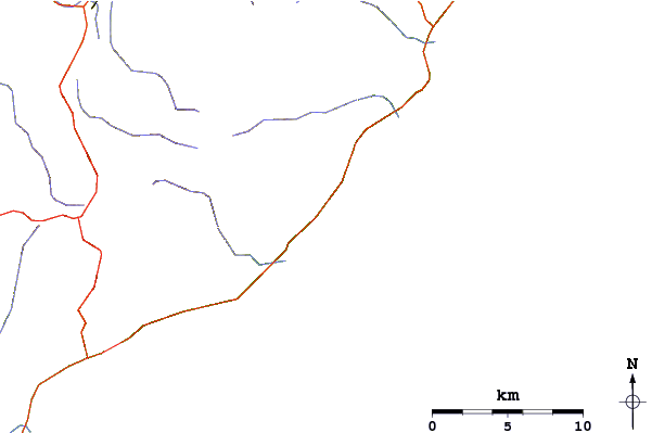 Roads and rivers around Wye River