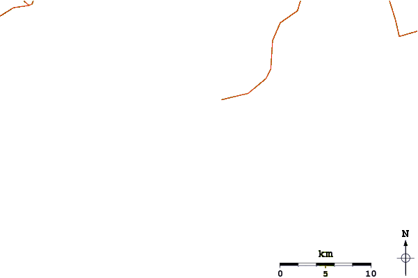 Roads and rivers around Wylie Bay