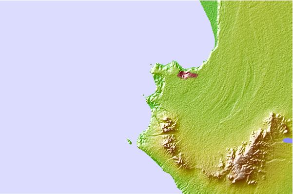 Surf spots located close to Yacila