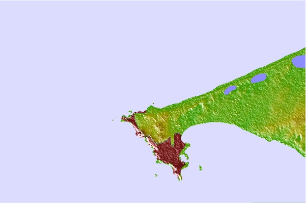 Surf spots located close to Yoff Island