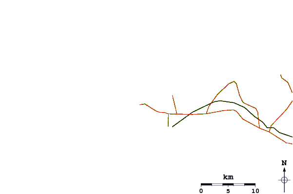 Roads and rivers around Yoff Island