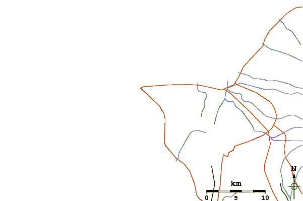 Roads and rivers around Yokohama Bay