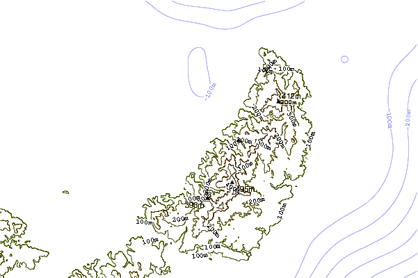Shoreline around Yona Bay