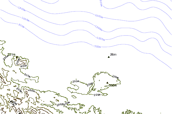 Shoreline around Yucca Bay