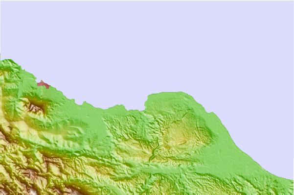 Surf spots located close to Yucca Bay
