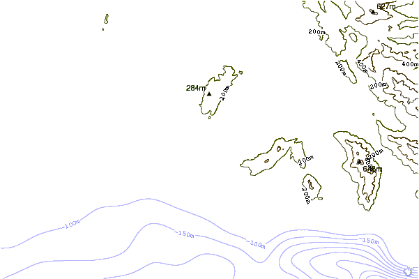 Shoreline around Zahara de los Atunes