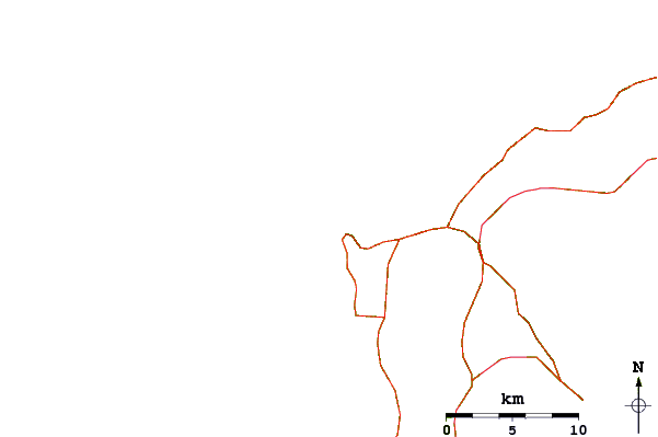 Roads and rivers around Zampa (The Rock)