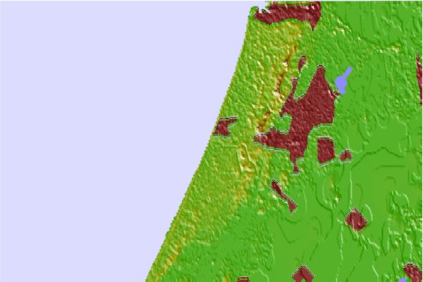 Surf spots located close to Zandvoort