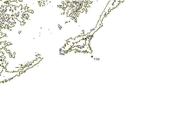 Shoreline around Zanja Honda