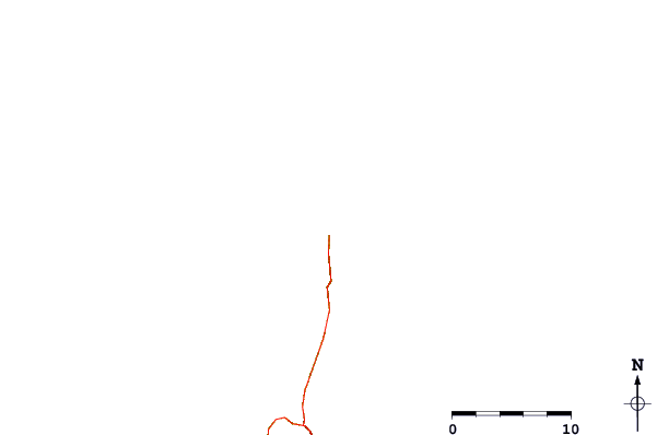 Roads and rivers around Nungwi Reefs