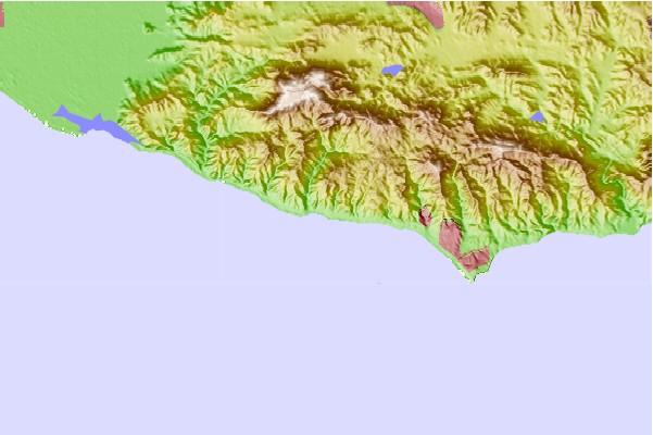 Surf spots located close to Zero