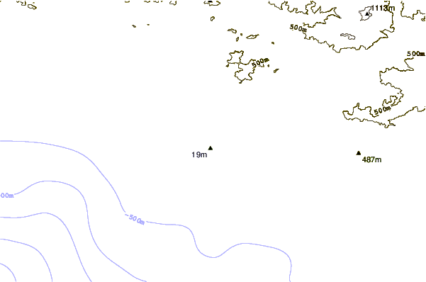 Shoreline around Zicatela