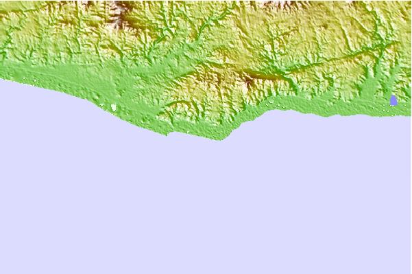 Surf spots located close to Zipolite
