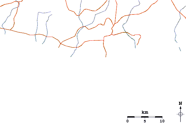 Roads and rivers around Zipolite