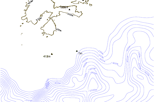 Shoreline around Zippers-Costa Azul