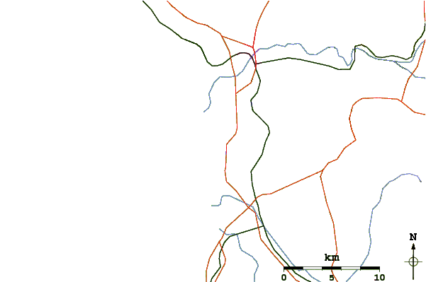Roads and rivers around Zmudowski State Beach