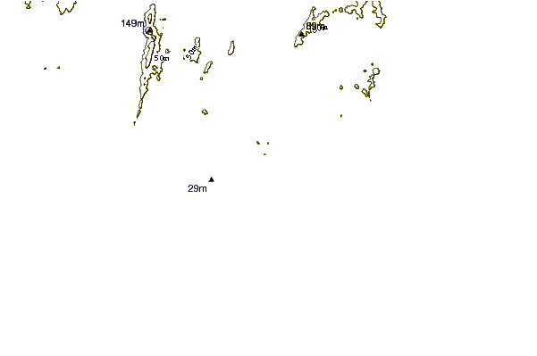 Shoreline around Zorba