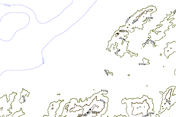 Shoreline around Zouira