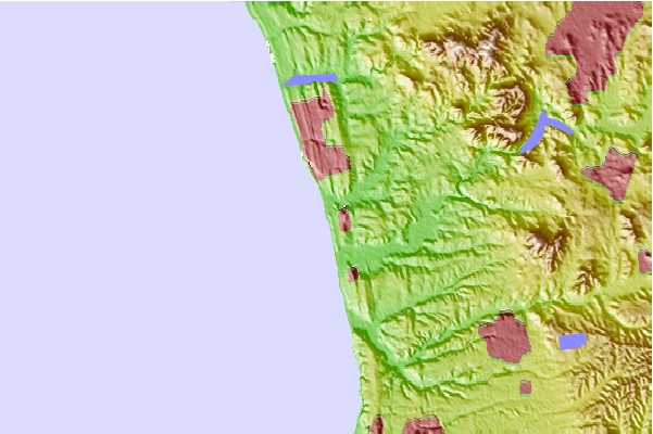 Surf spots located close to 15th Street