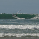 Windsurfer at Lostmarch Beach