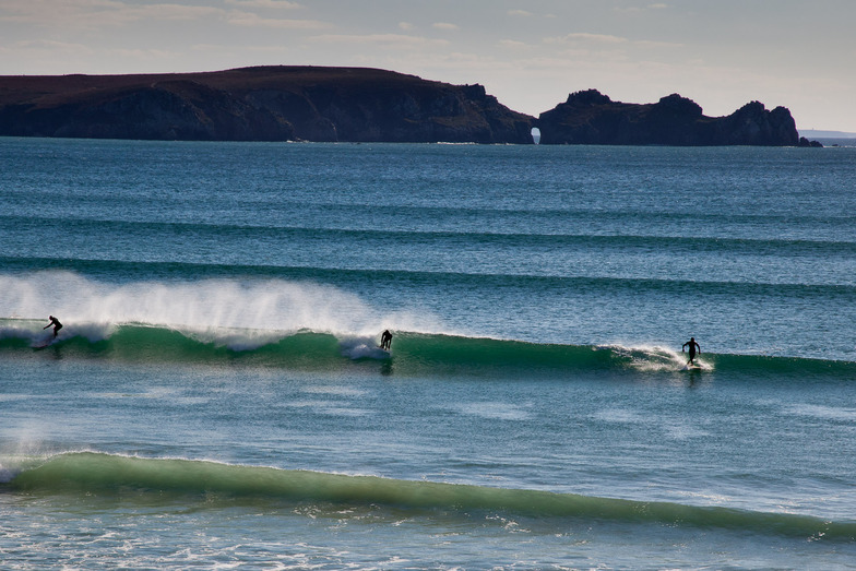 Kerloch, Brittany, Hurricane Igor swell