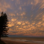 Sunset at Pines, Pines (Wainui Beach)