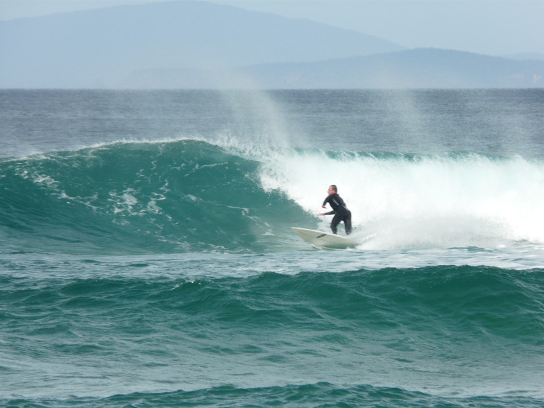 Having fun, Roaring Beach