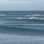 Pouawa - north wind, small south swell, Pouawa Beach