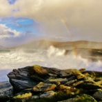 big swell, St Finan's Bay