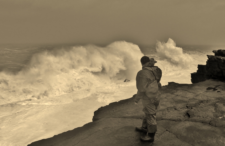 breaking wave, St Finan's Bay