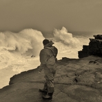 breaking wave, St Finan's Bay