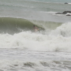Unknown getting slotted, Sandy Bay (Northland)