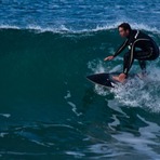 Surfing in Winkipop, Victoria Bay