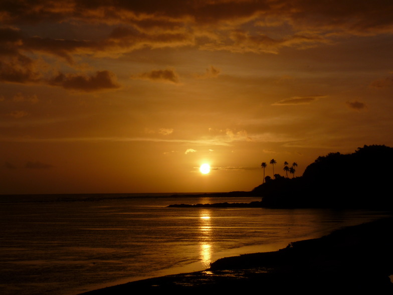 View from our Fale, Salailua