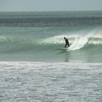 Wainui - 14 July 05. A small high tide wave at Stock Route., Wainui Beach (Stockroute)