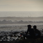 Checking out the competition....., Rincon Point