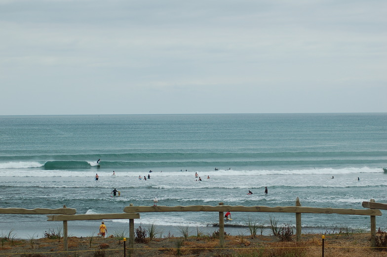 Holiday weekend at the Port, Port Waikato-Sunset beach