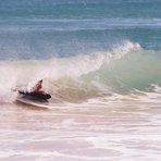 MAT MAX on his 4th Gear Flyer, Stockroute (Wainui Beach)