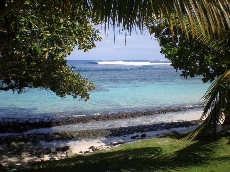 View from the fale, Aganoa Beach