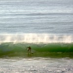 In the Slot, Wainui Beach (Pines)