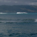 The Spit at high tide, Mahia Spit