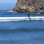 September swell @ Caspar, Caspar Creek