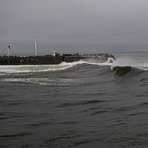 Mid Channel Grey River, Cobden Breakwater