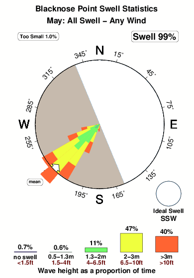 Blacknose point.surf.statistics.may