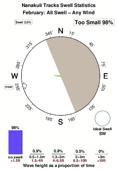 Nanakuli tracks.surf.statistics.february