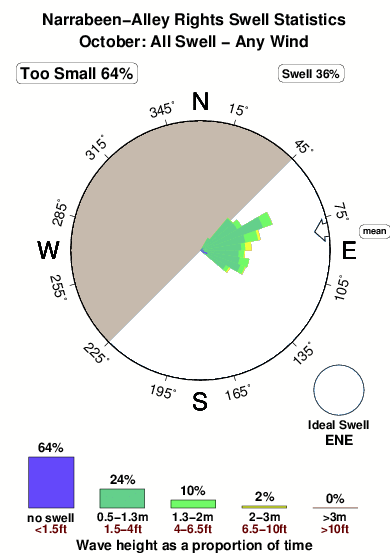 Narrabeen alley rights.surf.statistics.october