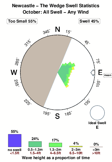 Newcastle the wedge.surf.statistics.october