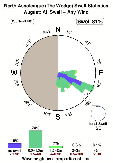 North assateague.surf.statistics.august