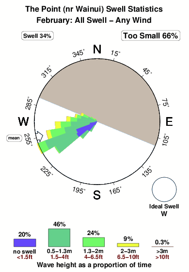 The point nr wainui.surf.statistics.february