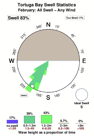 Tortuga bay 1.surf.statistics.february